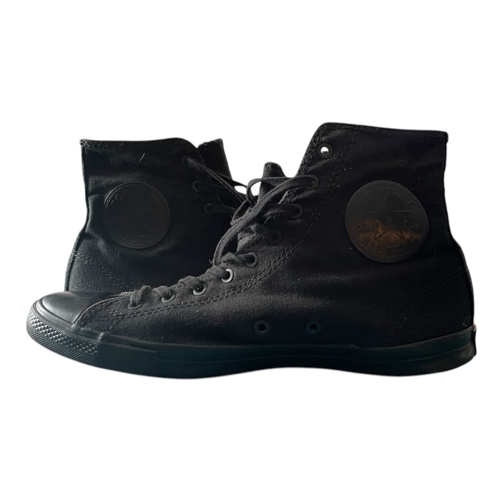 Converse Unisex Black High-Top Sneakers - Picture 8 of 12